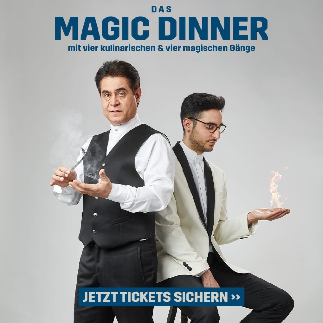 Dinner show mit Magier Hamid Omid Mostofi